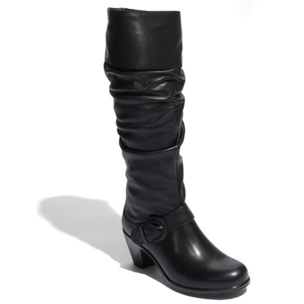 Dansko Brielle Leather Napa Boots sz 39